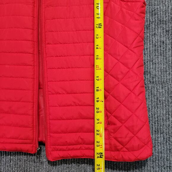 Chicago Blackhawks NHL Red Quilted Puffer Vest Mens XL Carl Banks - Picture 4 of 7